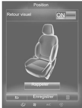 RENAULT Talisman (2015-2020) - Mémorisation de la position de conduite - 1