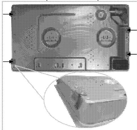 BEKO HDCE32200X - Vue de derrière (orifices de raccord) - 1