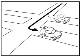 SUBARU BRZ (2016) Système de navigation - À propos de la précision de position actuelle et de navigation d'itinéraire - 3