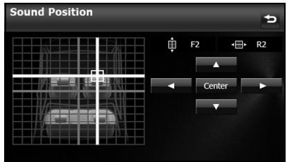 SUBARU BRZ (2016) Système de navigation - Réglage de la balance audio - 2