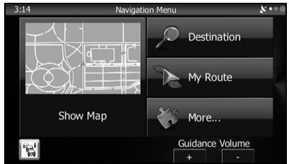 SUBARU BRZ (2016) Système de navigation - Sélection d'une destination fréquente (historique intelligent) - 1