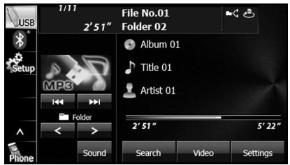 SUBARU BRZ (2016) Système de navigation - Appuyez sur la touche tactile Settings (Options). - 1