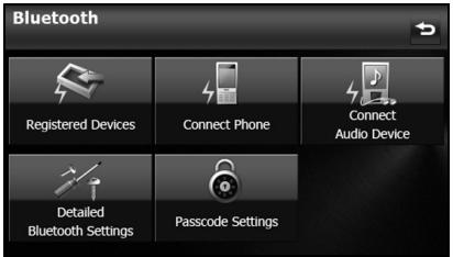 SUBARU BRZ (2016) Système de navigation - Réglage Bluetooth - 1
