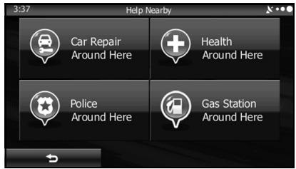 SUBARU BRZ (2016) Système de navigation - Utilisation de « Where Am I? (Où suis-je?) » pour sélectionner le service d'assistance le plus proche - 2