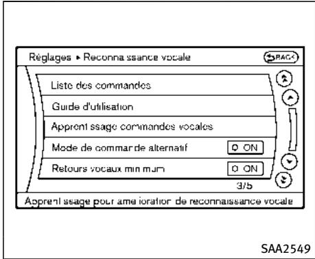 INFINITI Q70 (2015) - Envoyer des chiffres en utilisant la tonalité de manoeuvre : - 1