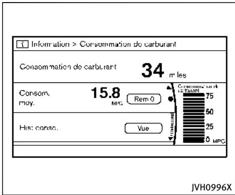 INFINITI Q70 (2015) - COMMENT UTILISER LE BOUTON INFO - 5