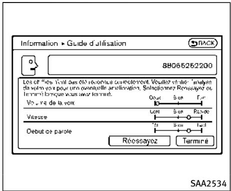 INFINITI Q70 (2015) - Explications relatives au fonctionnement du système de reconnaissance vocale INFINITI - 1