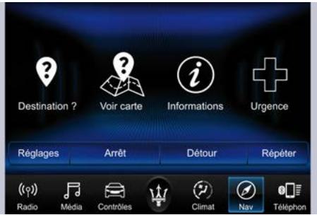 Maserati Quattroporte (2016) - Menu principal - 1