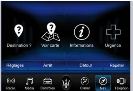 Maserati Quattroporte (2016) - Urgence — menu principal - 1
