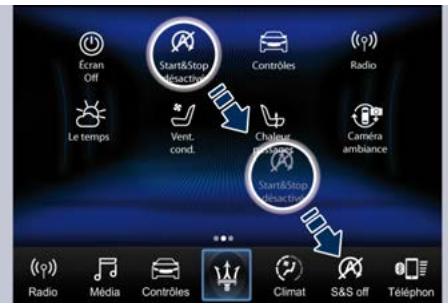 Maserati Quattroporte (2016) - Barre de menu personnalisée - 1