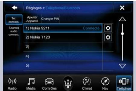 Maserati Quattroporte (2016) - Jumelage de téléphones mobiles supplémentaires - 1
