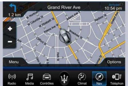 Maserati Quattroporte (2016) - Destination ? — point sur carte - 1