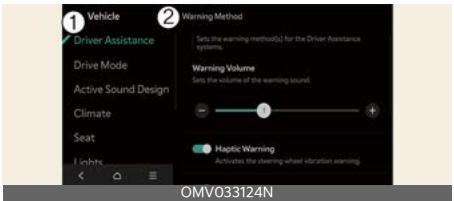 KIA Carnival (2025) - Moyens d'avertissement - 1