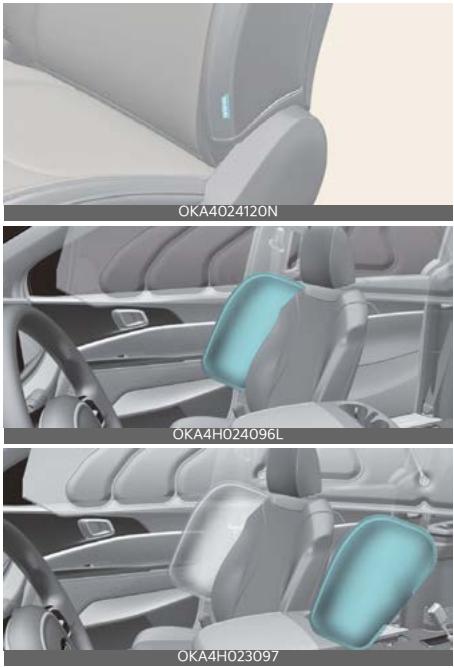 KIA Carnival (2025) - Coussins gonflables latéraux et coussin gonflable latéral central avant - 1