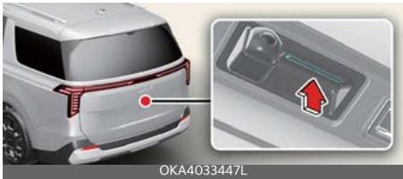 KIA Carnival (2025) - Bouton d'ouverture/ de fermeture du hayon électrique (à l'extérieur du véhicule) - 1