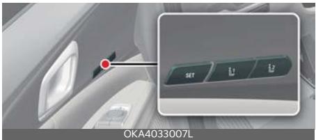 KIA Carnival (2025) - Système de mémoire intégré (selon l'équipement) - 1