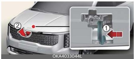 KIA Carnival (2025) - Ouverture du capot - 2