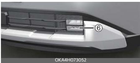 KIA Carnival (2025) - Position d'ampoule de feu (avant) - 3