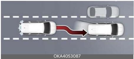 KIA Carnival (2025) - Conduite d'un côté dans la voie (selon l'équipement) - 1