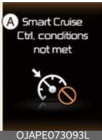 KIA Carnival (2025) - Les conditions du régulateur de vitesse intelligent ne sont pas remplies - 1