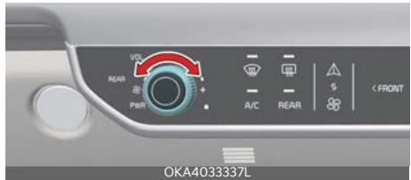 KIA Carnival (2025) - Commande de température arrière - 1