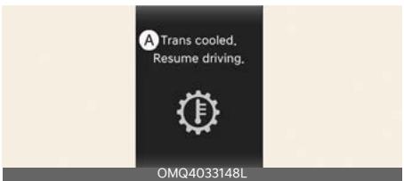 KIA Carnival (2025) - A :Puissance du véhicule limitée due à la temp. de transmission élevée - 1