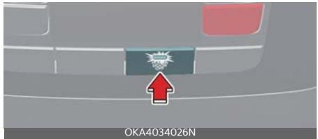 KIA Carnival (2025) - Bouton OFF (arrêt) de la porte coulissante électrique (selon l'équipement) - 1