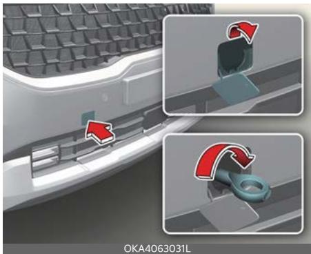 KIA Carnival (2025) - Crochet de remorquage amovible - 2