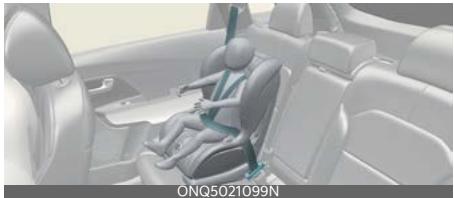 KIA Carnival (2025) - Systèmes de retenue pour enfant orientés vers l'avant - 1