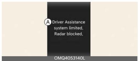 KIA Carnival (2025) - A : Système d'assistance au conducteur limité. Caméra obscurcie. - 1