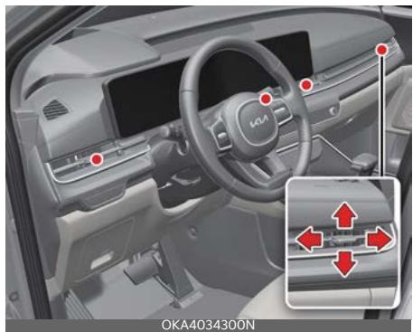 KIA Carnival (2025) - Bouches d'aération du tableau de bord - 1