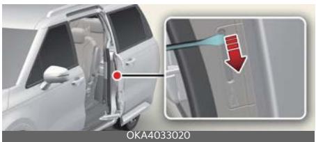 KIA Carnival (2025) - Verrous de protection pour enfants aux portières arrière - 1
