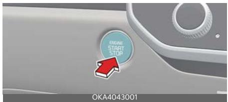 KIA Carnival (2025) - Bouton ENGINE START/STOP (démarrage/arrêt du moteur) (selon l'équipement) - 1