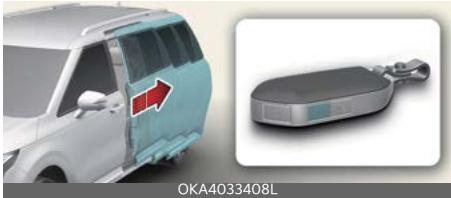 KIA Carnival (2025) - Utilisation des portes et hayon électriques à distance - 1