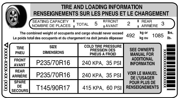 Lincoln MKZ (2012) - Pneus, jantes et chargement - 2
