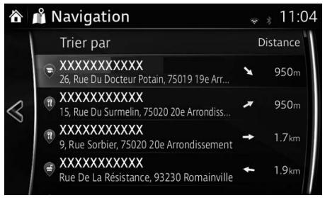MAZDA MX-5 (2018-2023) Système de navigation - Recherche rapide d'un POI (Point d'intérêt) - 4