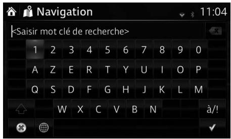 MAZDA MX-5 (2018-2023) Système de navigation - Recherche d'un POI (Point d'intérêt) par nom - 6