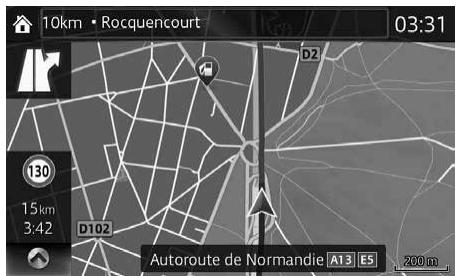 MAZDA MX-5 (2018-2023) Système de navigation - Services de sortie d'autoroute - 1