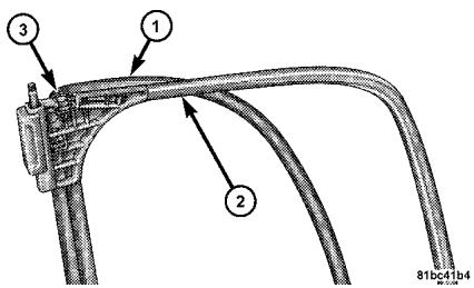 Chrysler 200 Cabriolet (2013) - Installation du pare-vent - 1