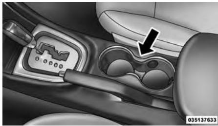 Chrysler 200 Cabriolet (2013) - Porte-gobelets des sièges avant - 1