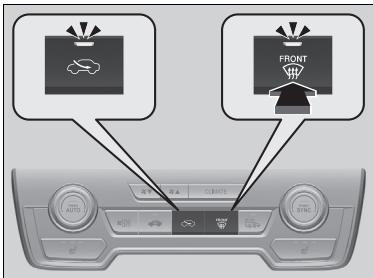 Honda CR-V 5 (2017-2020) - Dégivrage du pare-brise et des vitres - 2
