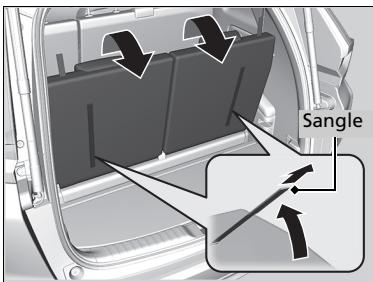 Honda CR-V 5 (2017-2020) - ■ Pour remettre le siège dans sa position d'origine - 1