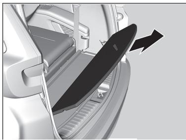 Honda CR-V 5 (2017-2020) - ■ Lors de l'installation du cache de plancher dans la position supérieure - 1