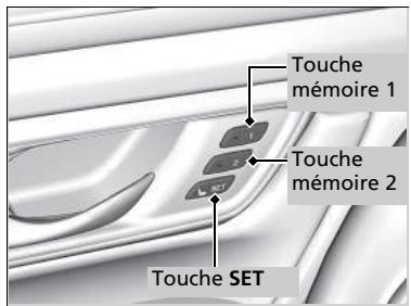 Honda CR-V 5 (2017-2020) - Enregistrement d'une position dans la mémoire - 1