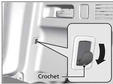 Honda CR-V 5 (2017-2020) - Crochets à bagages\* - 1