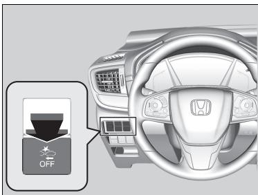 Honda CR-V 5 (2017-2020) - Activation et désactivation du système CMBS - 1