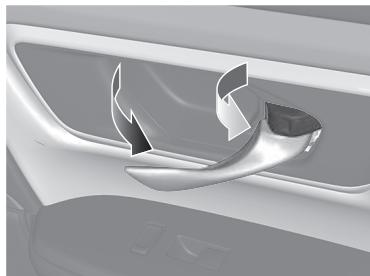Honda CR-V 5 (2017-2020) - Déverrouillage des portes avant de l'intérieur P.189 - 1