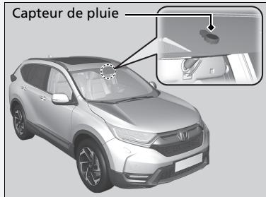 Honda CR-V 5 (2017-2020) - »Essuie-glaces intermittents automatiques \* - 1