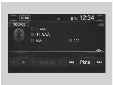 Honda CR-V 5 (2017-2020) - Pour lire des fichiers audio Bluetooth® - 1