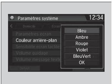 Honda CR-V 5 (2017-2020) - Modification du thème de couleur de l'écran - 1